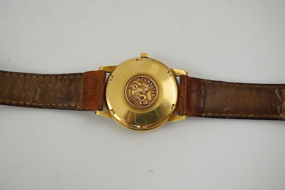 A gentleman's 1960's 18ct gold Omega Seamaster Automatic wrist watch